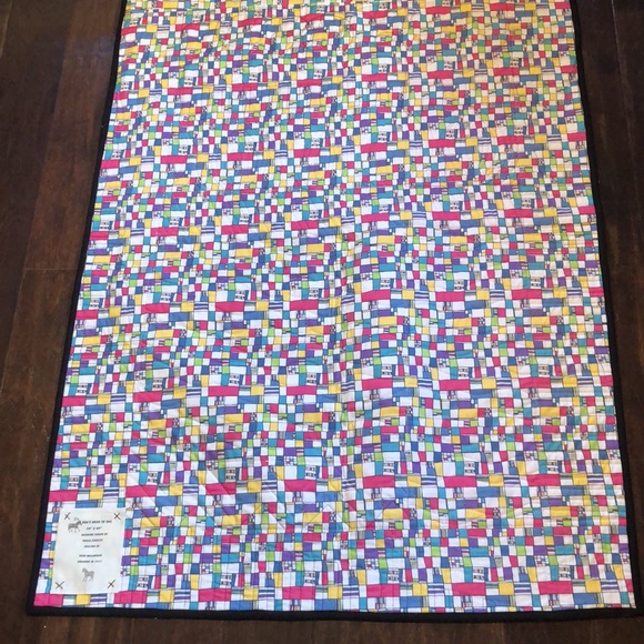 Quilted Wall Art. 34”wX49”h ‘Zebras Head to Tail’